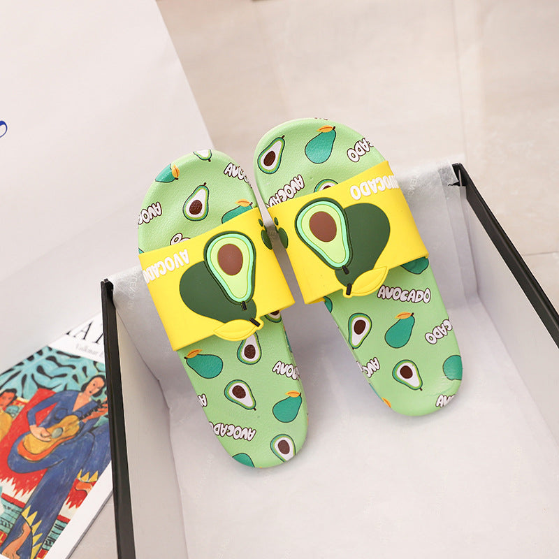 New Style Slippers Female Summer Cute Girl Heart