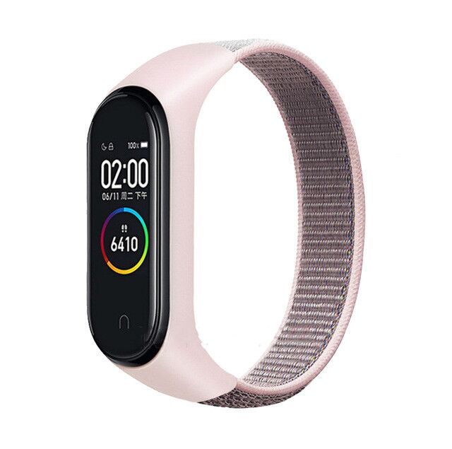 Suitable For Xiaomi Mi Band 5 Nylon Strap Loop Nylon Strap Velcro Nylon Strap Millet  Universal