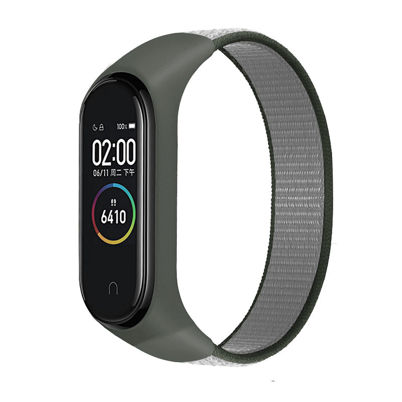 Suitable For Xiaomi Mi Band 5 Nylon Strap Loop Nylon Strap Velcro Nylon Strap Millet  Universal