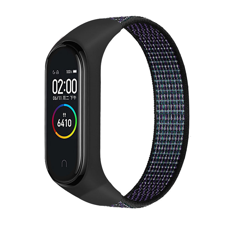 Suitable For Xiaomi Mi Band 5 Nylon Strap Loop Nylon Strap Velcro Nylon Strap Millet  Universal