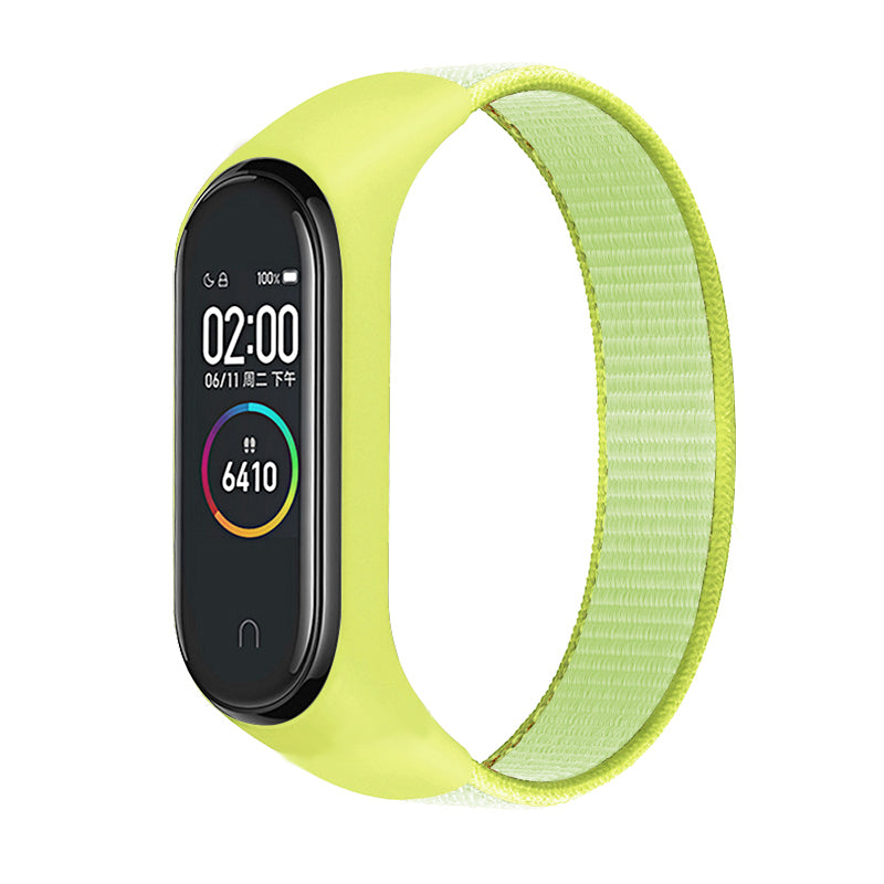 Suitable For Xiaomi Mi Band 5 Nylon Strap Loop Nylon Strap Velcro Nylon Strap Millet  Universal