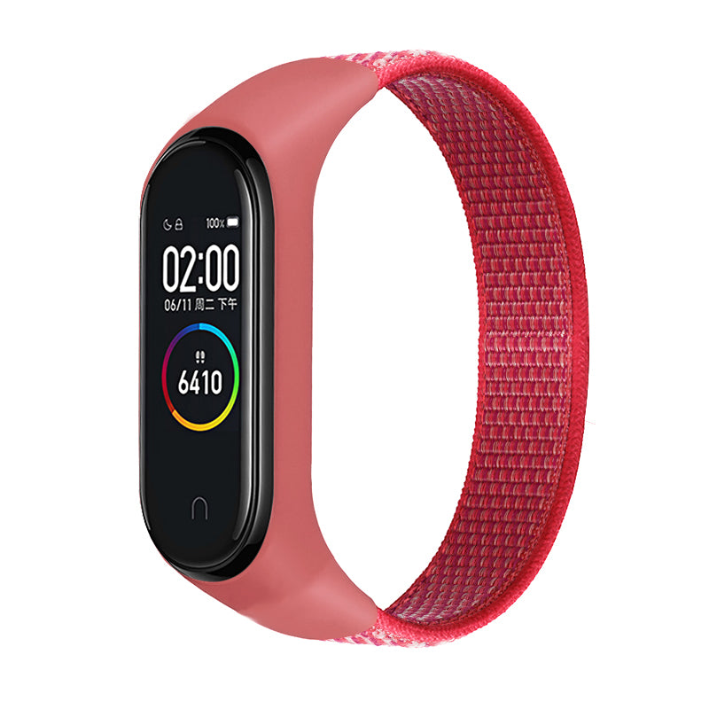 Suitable For Xiaomi Mi Band 5 Nylon Strap Loop Nylon Strap Velcro Nylon Strap Millet  Universal
