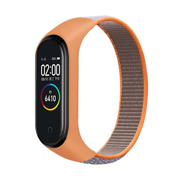 Suitable For Xiaomi Mi Band 5 Nylon Strap Loop Nylon Strap Velcro Nylon Strap Millet  Universal