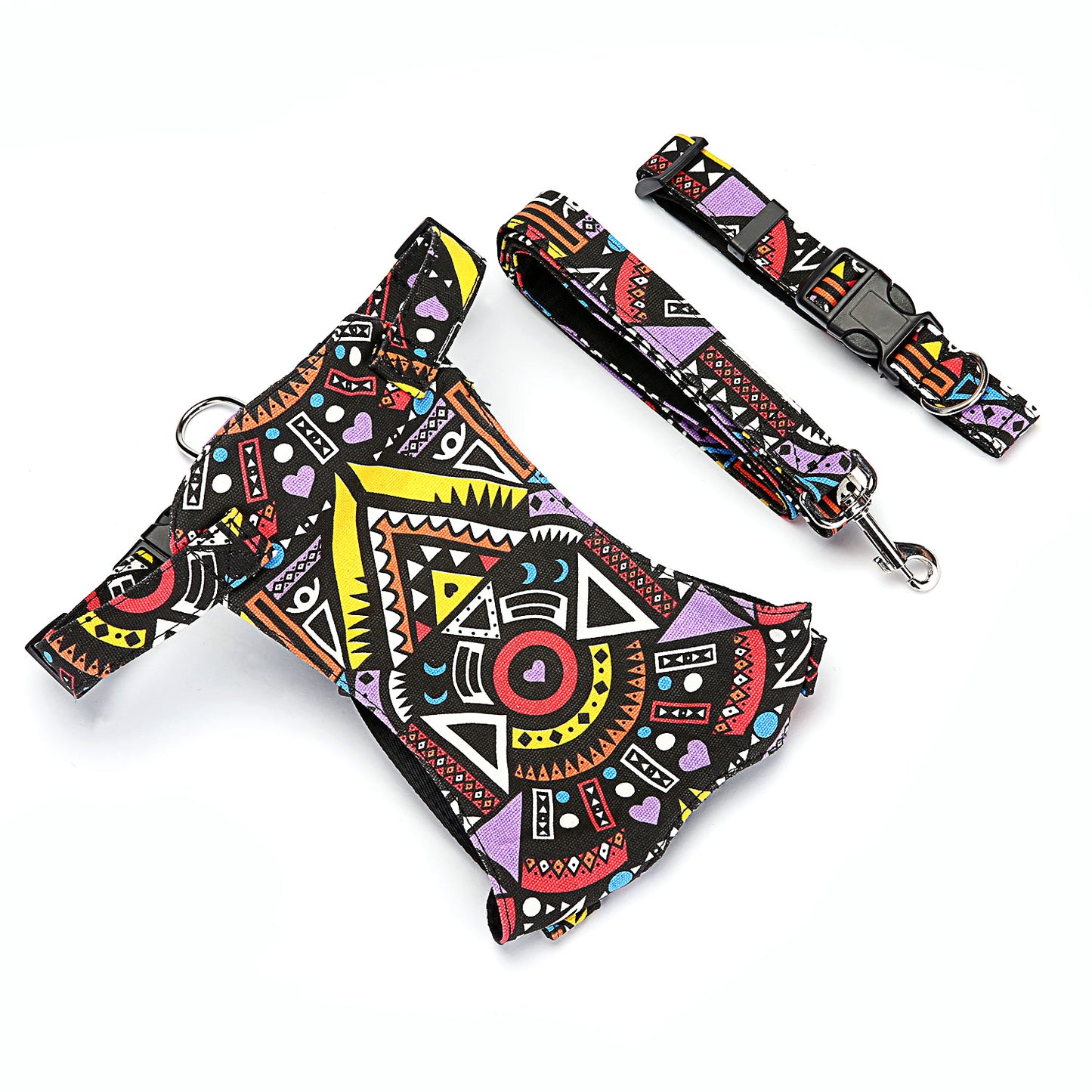 British Dog Traction Rope Puppy Collar Pet Dog Chest Back Suit Customization
