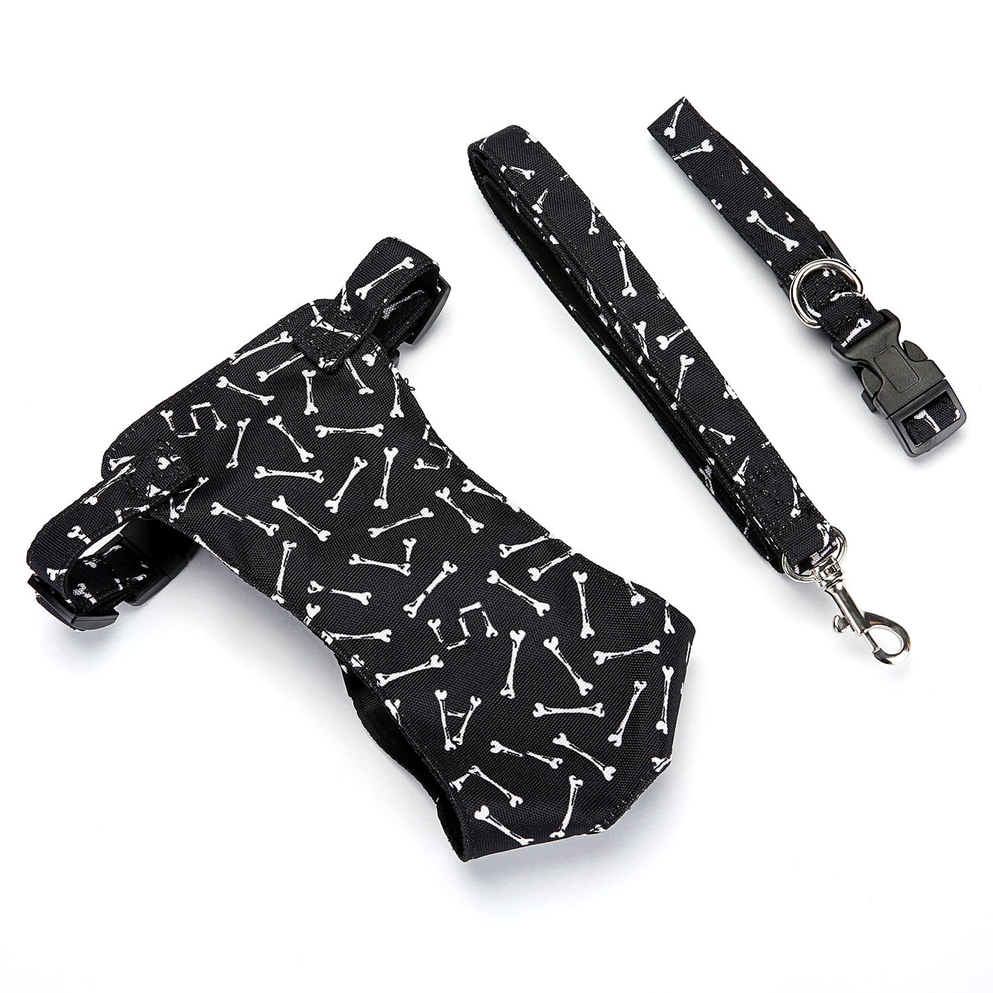 British Dog Traction Rope Puppy Collar Pet Dog Chest Back Suit Customization