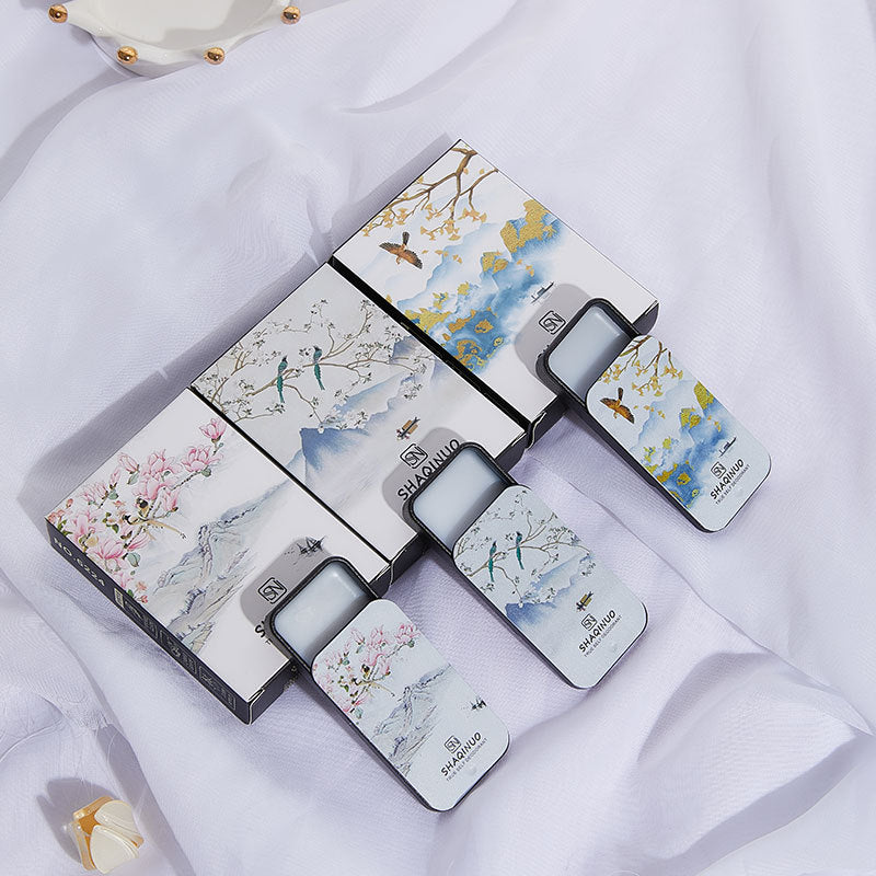 Fuyu Deodorant Body Skin care lotion Portable Solid Skin care lotion Student Pocket Card Perfume