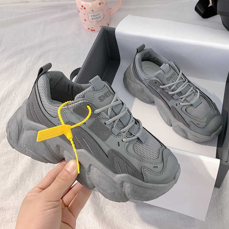 New Spring Sports Fashion Old Shoes Female Ins Increase Young Girl