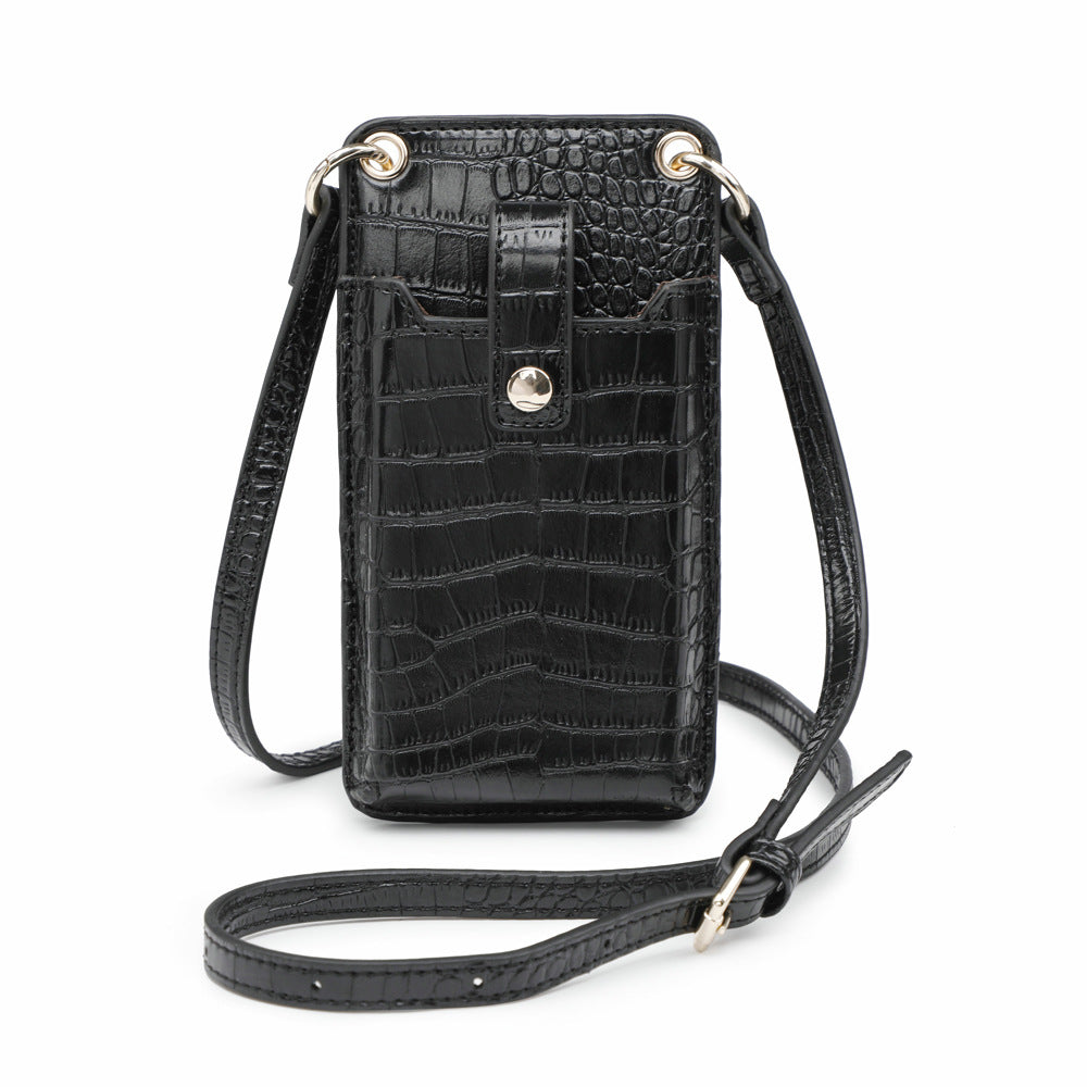 Solid Color One-shoulder Diagonal Mobile Phone Bag