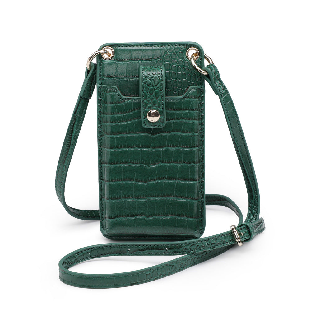 Solid Color One-shoulder Diagonal Mobile Phone Bag