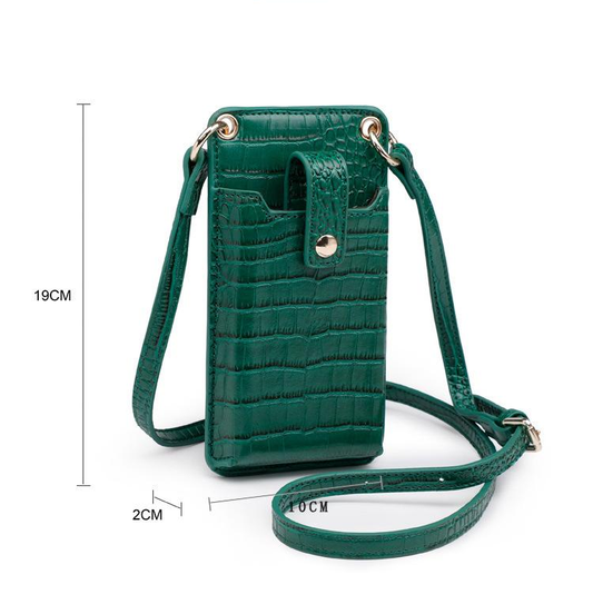 Solid Color One-shoulder Diagonal Mobile Phone Bag