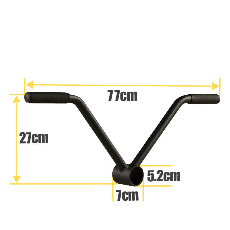 Rowing One-Handed T-To-Grip V-Barrel Two-Handle Back Puller