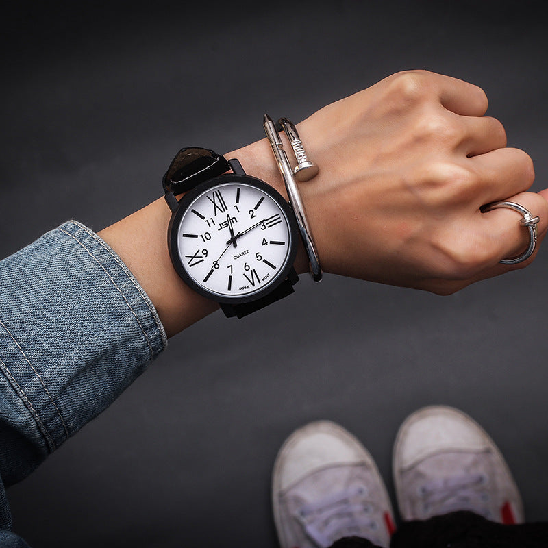 Korean Style Simple Trend Couple Watch
