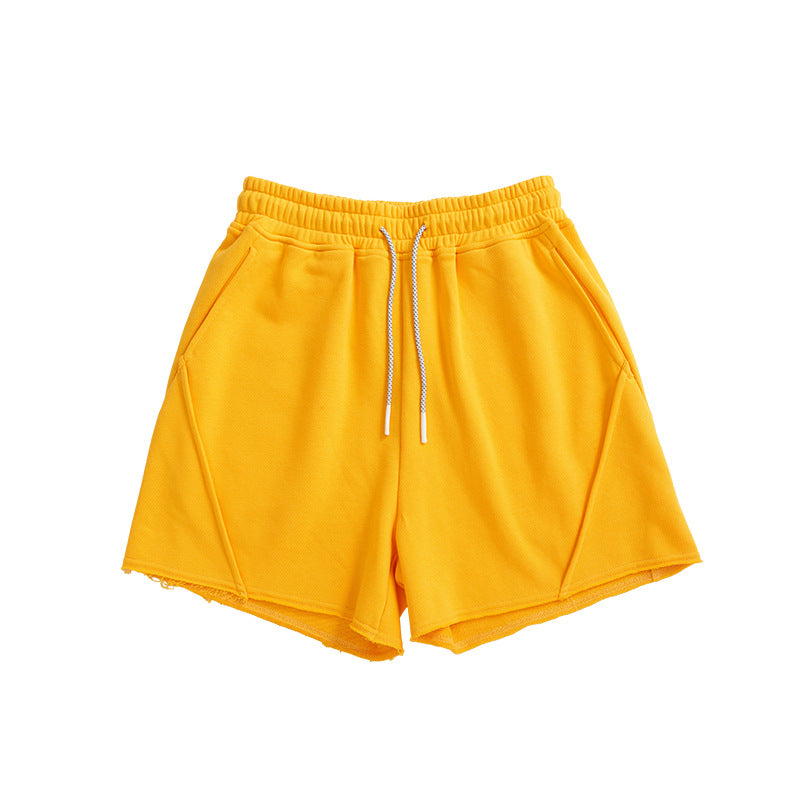 Summer Ladies Sportswear, Short Suit, Candy Color, Cotton, High Waist, Casual Wear