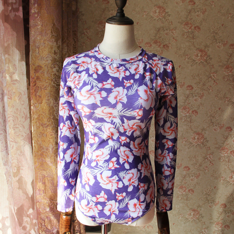 Female Swimsuit Hot Spring Long-sleeved