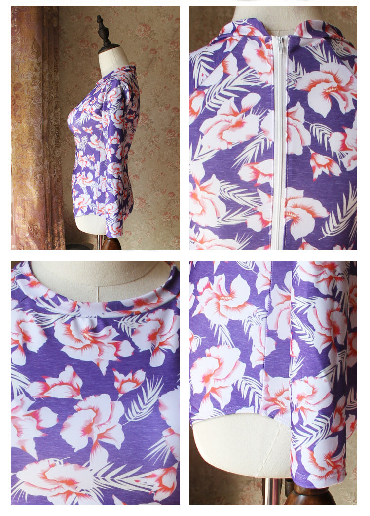 Female Swimsuit Hot Spring Long-sleeved