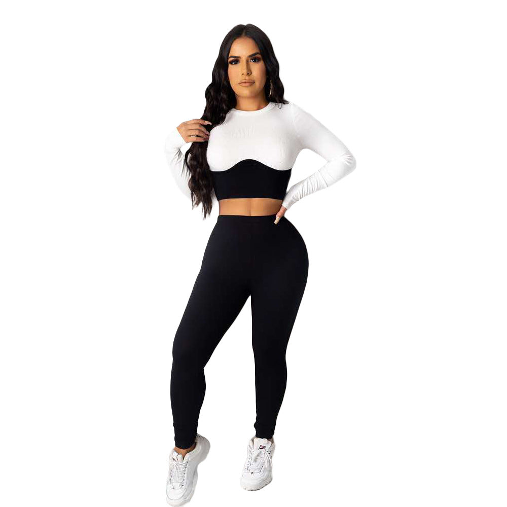 Pack Hip Positioning Stitching Two-Piece Suit