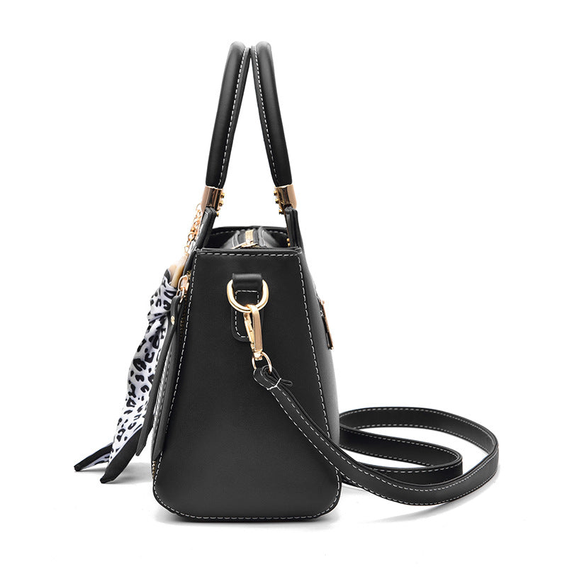 Trendy Handbag Silk Scarf Ornaments Large Capacity Shoulder Bag