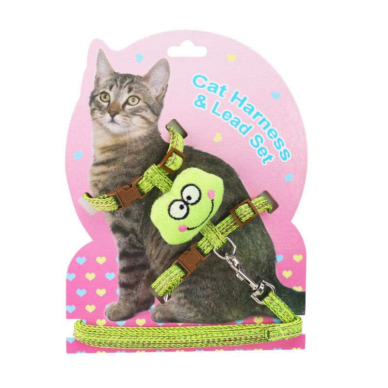 Anti-Breakaway Comfortable Cat Traction Adjustable Cat Rope