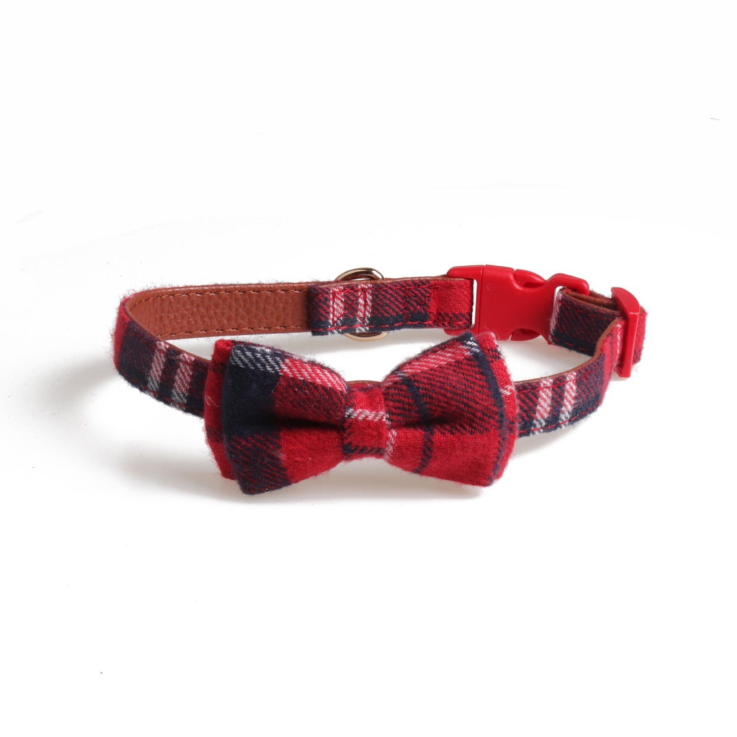 Arminger'S New British Plaid Bow Collar