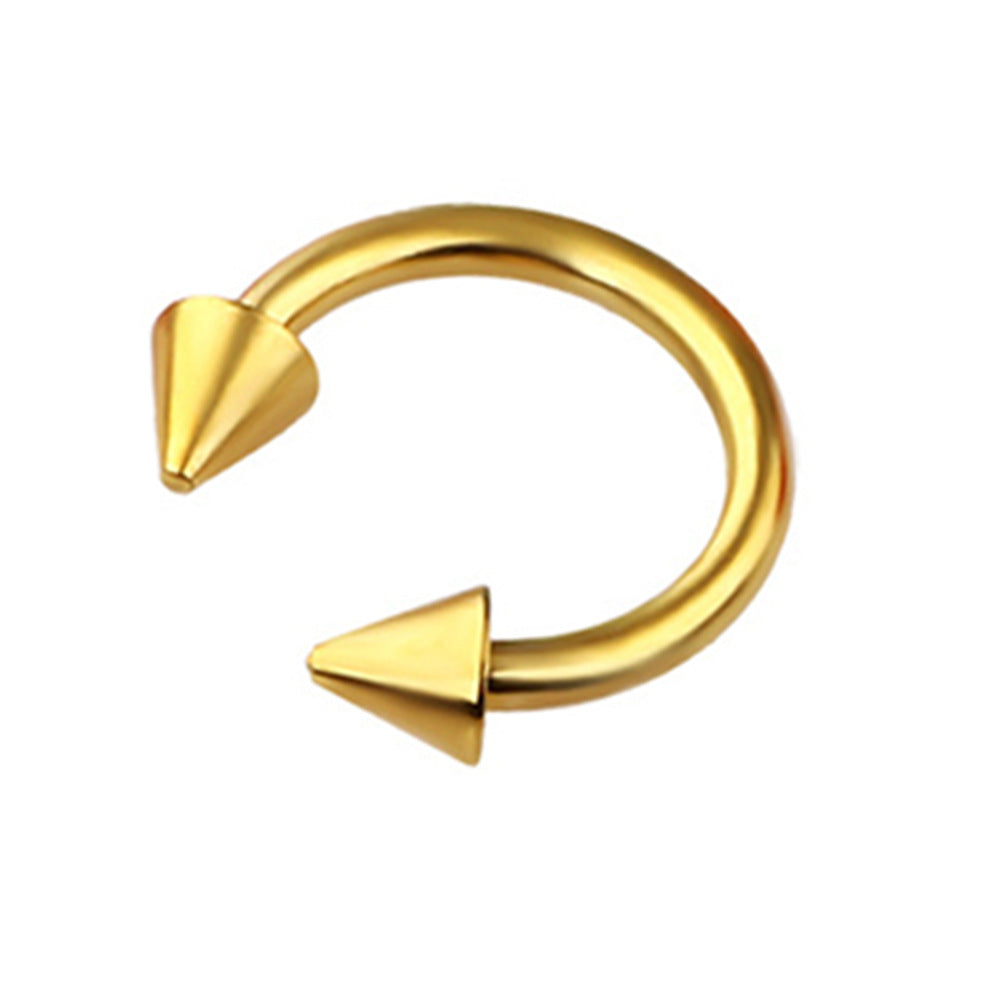 Stainless Steel Nose Ring Electroplated Nose Nail Set