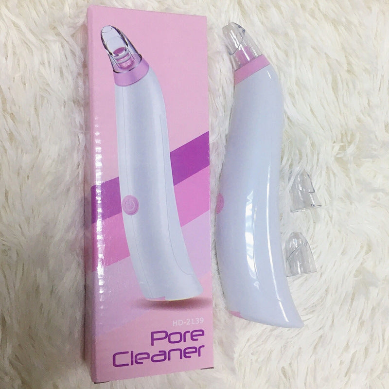 New Electric Acne Machine Facial Massager Pore Cleaning Device One And Two Replacement Heads