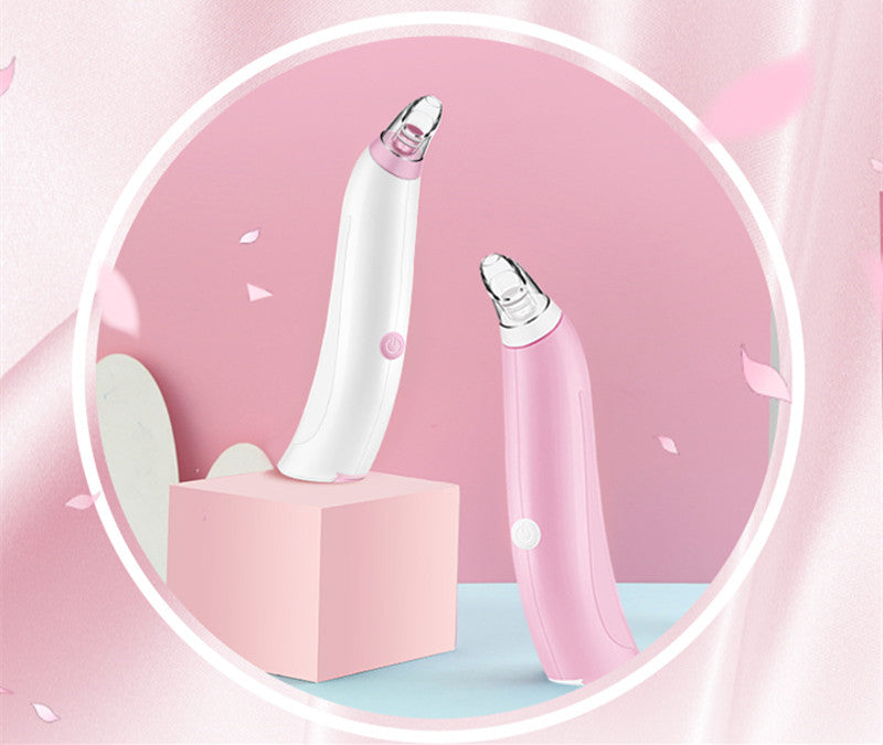 New Electric Acne Machine Facial Massager Pore Cleaning Device One And Two Replacement Heads