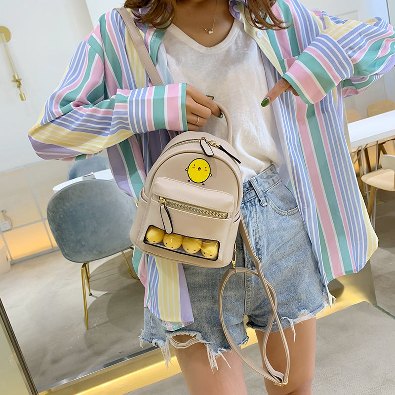 Cute Chick Bag Korean Fashion Mini Backpack