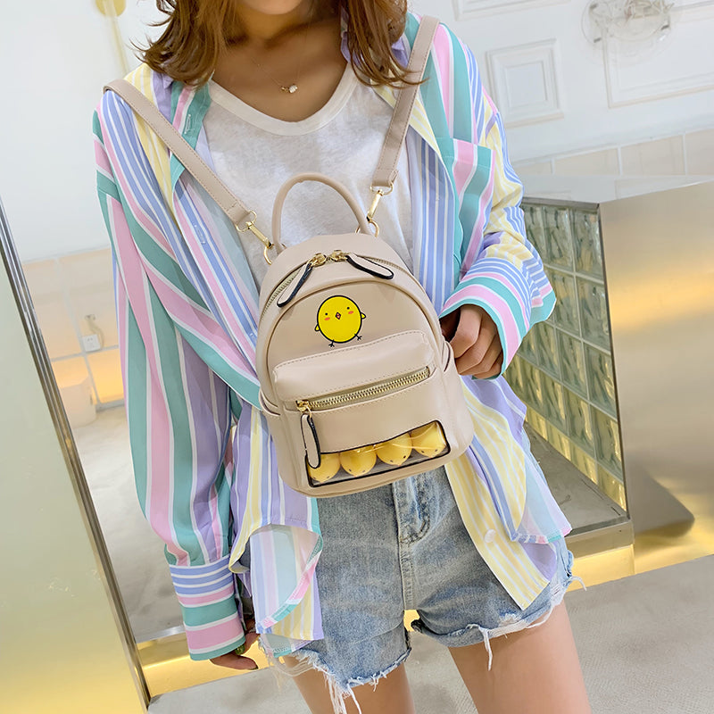 Cute Chick Bag Korean Fashion Mini Backpack