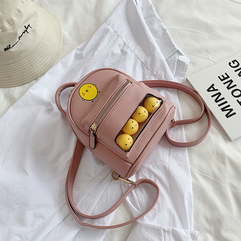 Cute Chick Bag Korean Fashion Mini Backpack