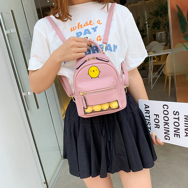 Cute Chick Bag Korean Fashion Mini Backpack