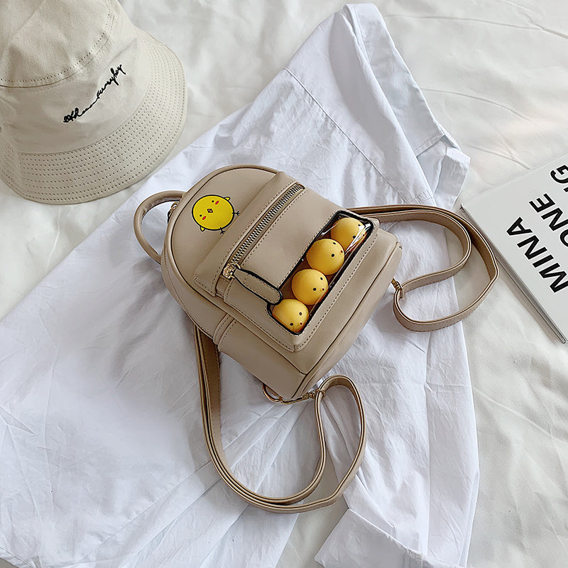 Cute Chick Bag Korean Fashion Mini Backpack