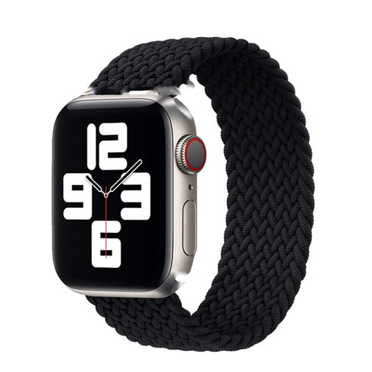 Woven Integrated Silicone Elastic Watch Strap