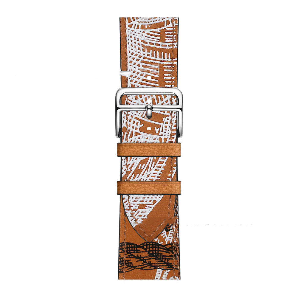 First Layer Cowhide Leather Watch Strap