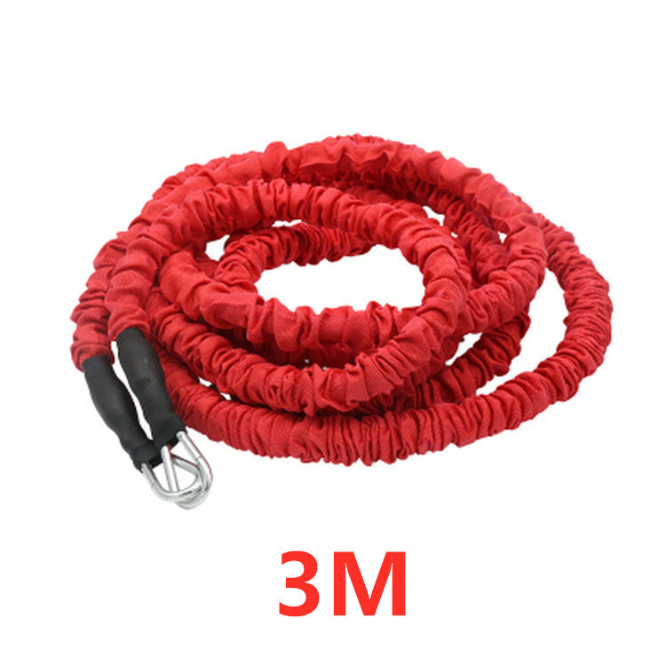 Double resistance band pull pull rope stretch track and field track and field race force explosive jump