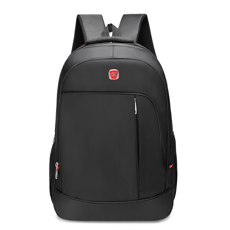 Solid Color Backpack Men's Business Computer Bag
