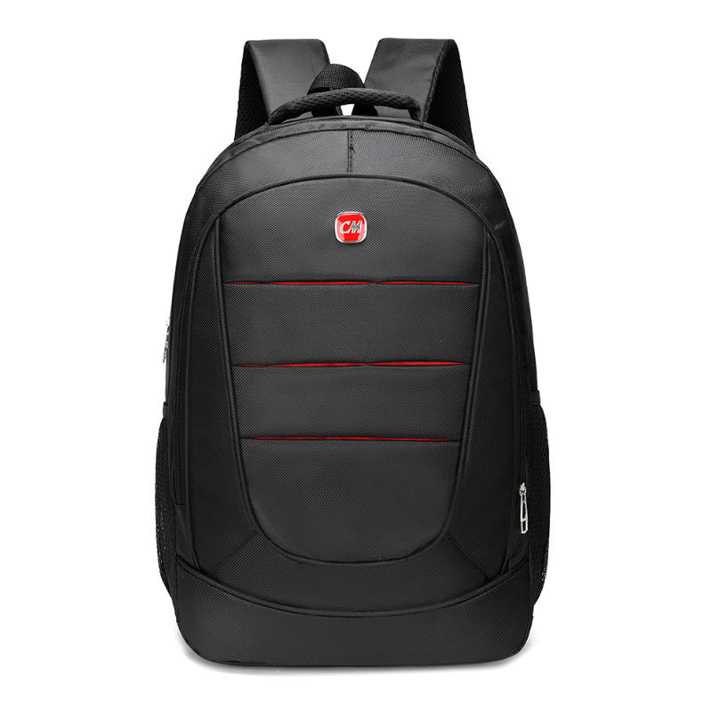 Solid Color Backpack Men's Business Computer Bag