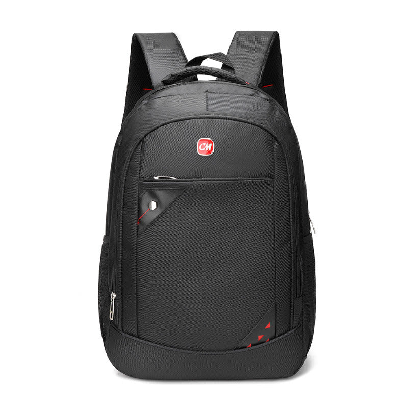 Solid Color Backpack Men's Business Computer Bag