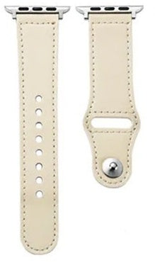 Compatible with Apple, Apple Watch123456Se Generation First Layer Leather Iwatch Watch Strap