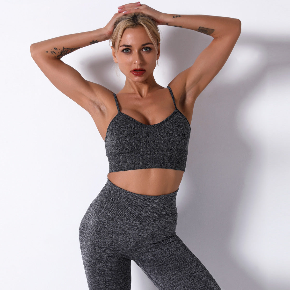 Explosive Sports Suit Fitness Seamless Women'S Spot Yoga Women'S Summer Yoga Pants New Pants
