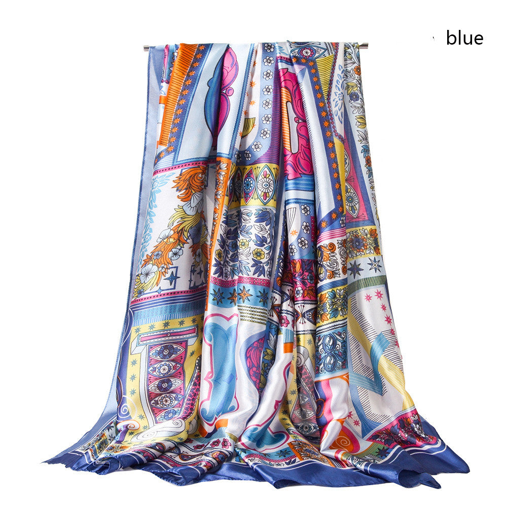 Satin Polyester - Long Scarf 180 X 90cm