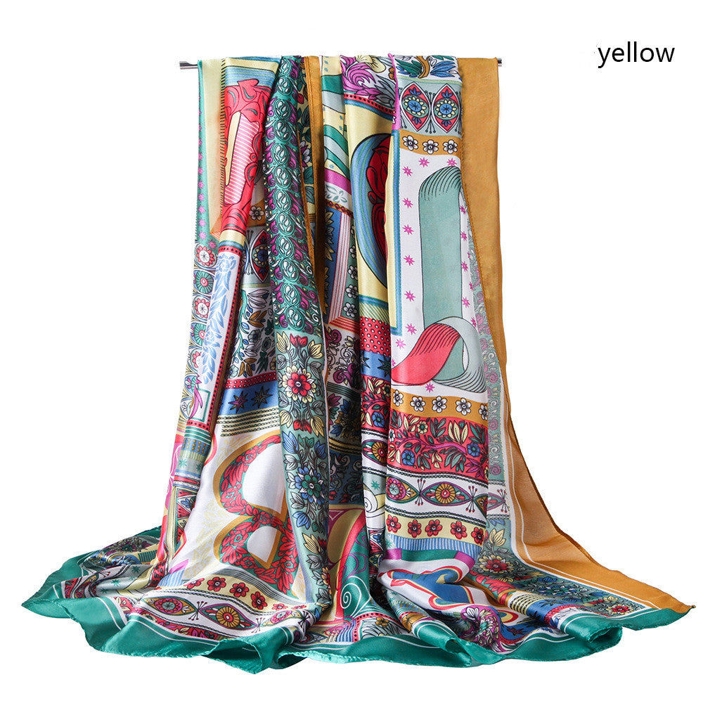 Satin Polyester - Long Scarf 180 X 90cm
