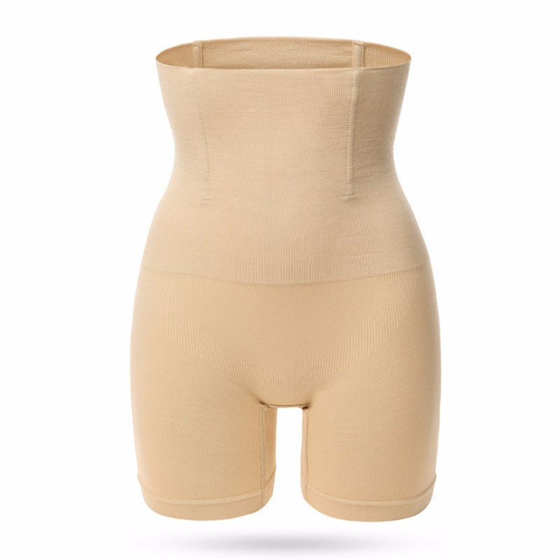 Seamless High-Waisted Abdomen And Hip Trousers