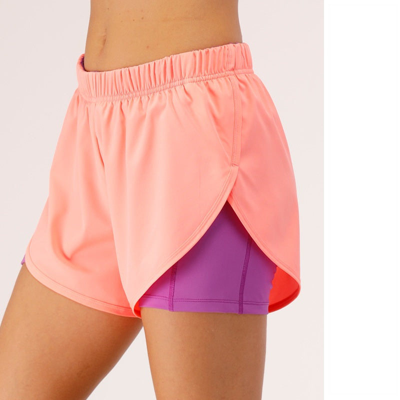 Women'S Quick-Drying Pleated Inner Wear Anti-Glare Yoga Pants