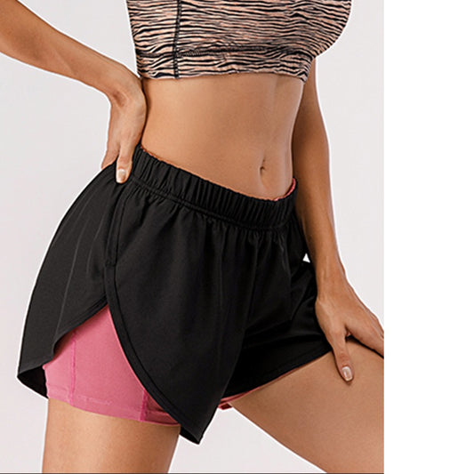 Women'S Quick-Drying Pleated Inner Wear Anti-Glare Yoga Pants