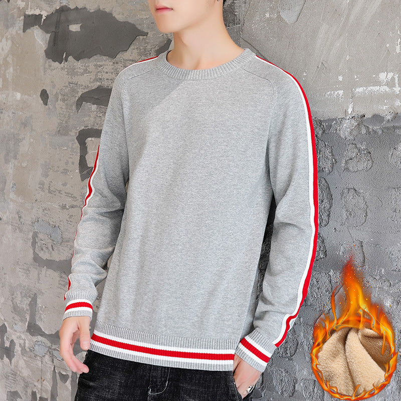 Casual Round Neck Pullover Sweater Sweater Men's Base Coat