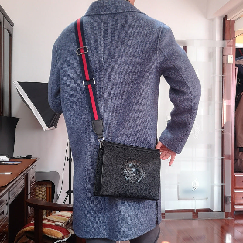 Jiaolong Square Bag European And American Trendy Brand Multifunctional One-Shoulder Diagonal Clutch