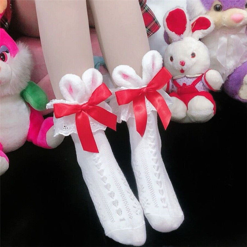 Socks Cute Three-dimensional Bunny Ears Socks