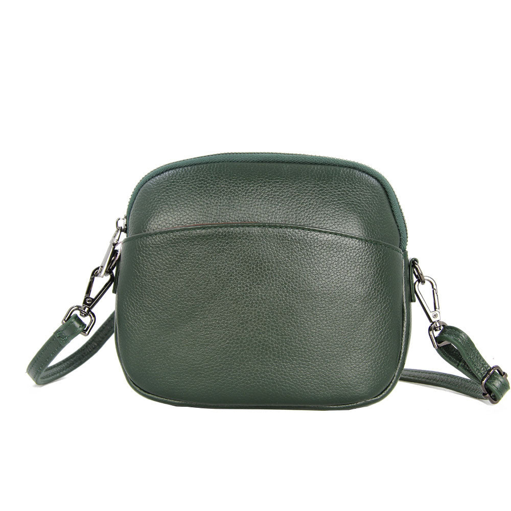 Female Shell Bag New Soft Leather Suede Cowhide All-Match Fashion One-Shoulder Messenger Bag Mini Bag