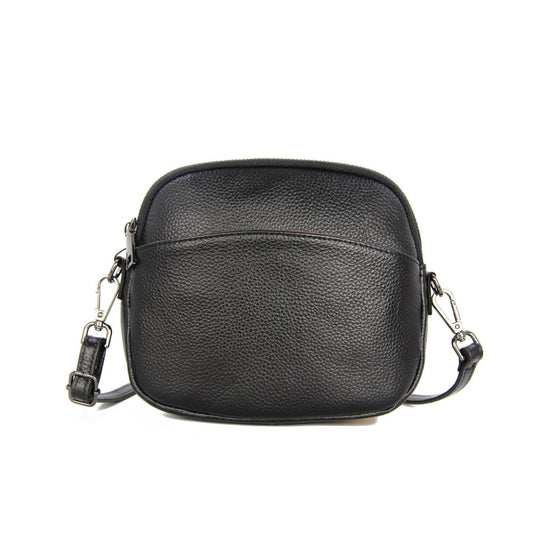 Female Shell Bag New Soft Leather Suede Cowhide All-Match Fashion One-Shoulder Messenger Bag Mini Bag