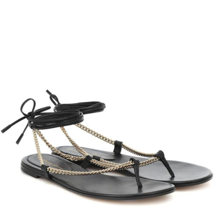Chain Snake-Shaped Winding Sandals Female Fairy Style